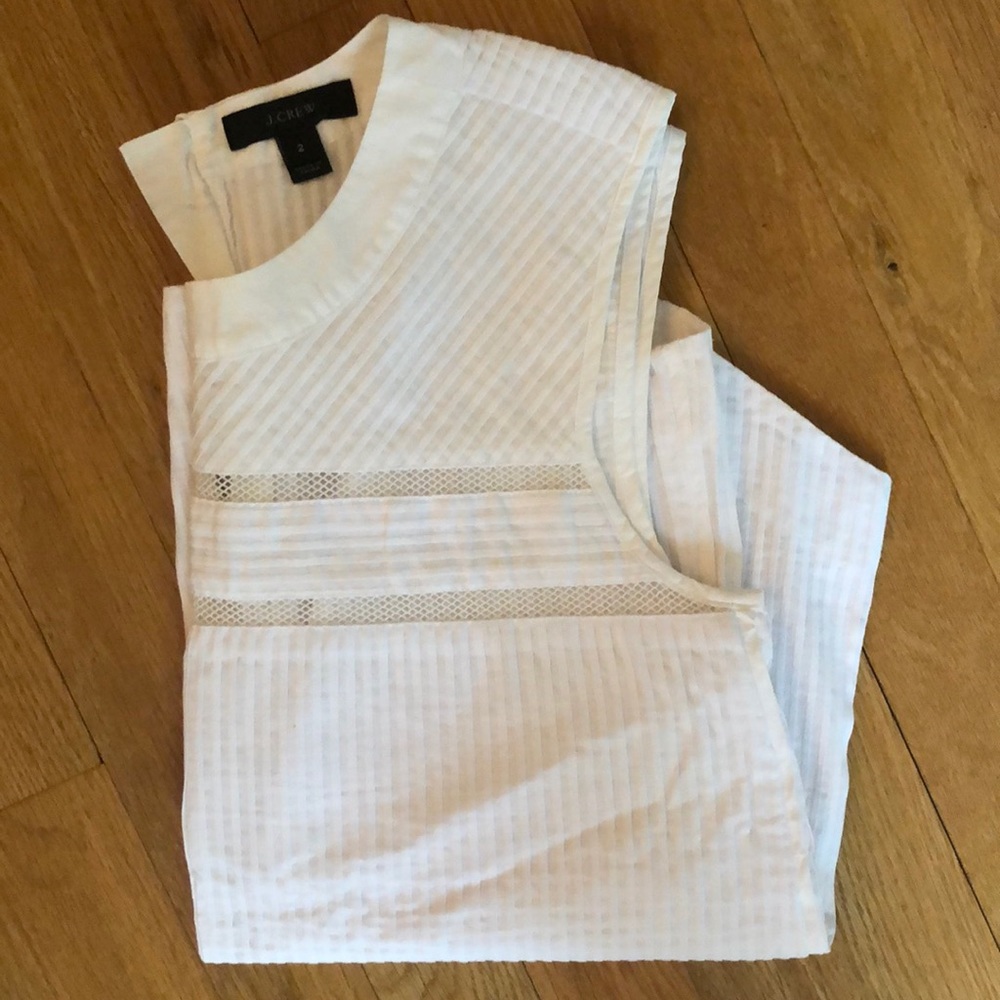 JCrew sleeveless blouse